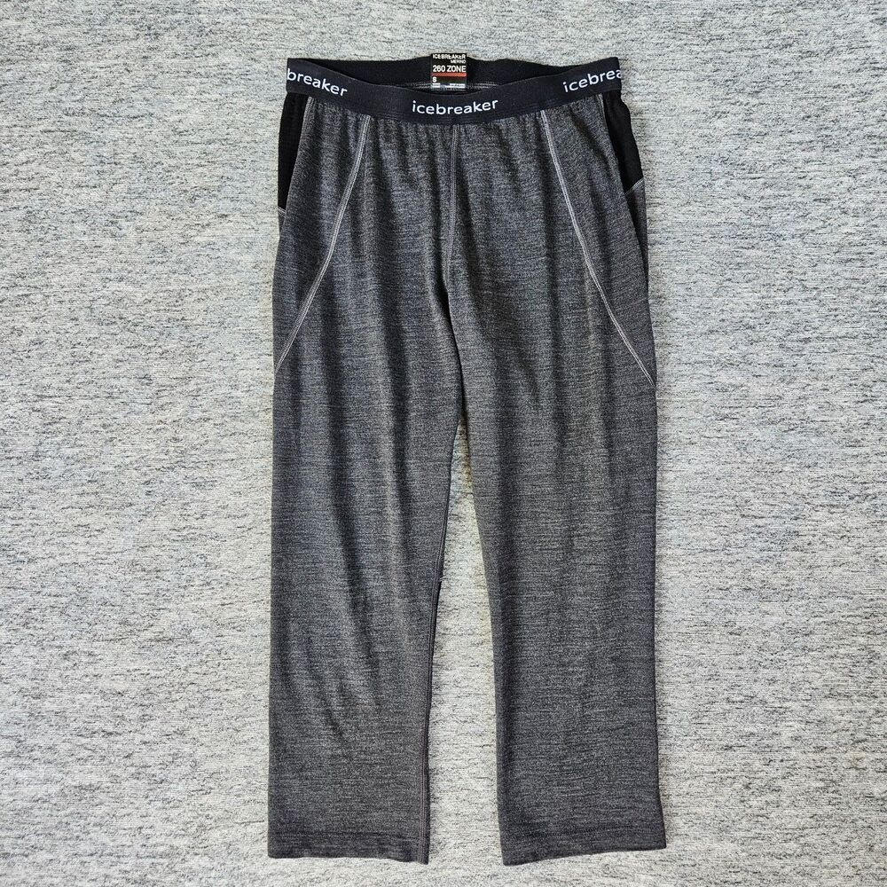 ICEBREAKER IB104889A01 MERINO WOMENS SMALL 260 ZONE LEGLESS CAPRI GRAY / BLACK